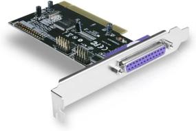 img 1 attached to 🔌 Enhance Connectivity with Vantec 2+1 Serial and Parallel PCI Host Card (Black)