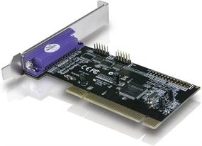 img 4 attached to 🔌 Enhance Connectivity with Vantec 2+1 Serial and Parallel PCI Host Card (Black)