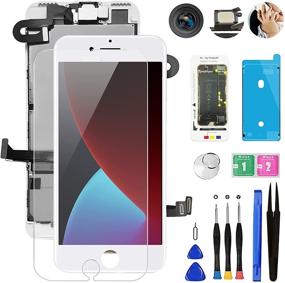 img 4 attached to 📱 iPhone 7 Plus Screen Replacement - Full Assembly LCD Display Digitizer in White with Front Camera, Earpiece, Sensors, Waterproof Seal, Repair Tools, and Tempered Film - Compatible with A1784, A1785, A1661 (White)