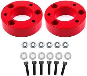 img 4 attached to SCITOO 2.5 Inch Front Leveling Lift Kit for Ford 2004-2018 - Lift Strut Spacer Compatible for Ford F-150 2.7L 2015-2018 - Front Lift Spacers