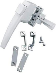 img 1 attached to 🔑 Effortless Access: Wright Products VF333WH White Free Hanging Push Button Handle for Easy Entry