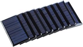 img 3 attached to ☀️ SUNYIMA 10Pcs 5V 60mA Epoxy Solar Panel Polycrystalline Solar Cells for Solar Battery Charger, DIY Solar System Kits, 68mmx37mm / 2.67"x1.45" 5V Solar Cells