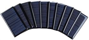 img 4 attached to ☀️ SUNYIMA 10Pcs 5V 60mA Epoxy Solar Panel Polycrystalline Solar Cells for Solar Battery Charger, DIY Solar System Kits, 68mmx37mm / 2.67"x1.45" 5V Solar Cells