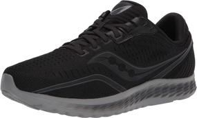 img 4 attached to Saucony S10551 35 Kinvara Women's Athletic Shoes - Blackout Running Shoes