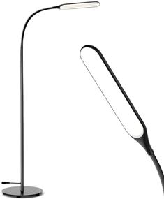 img 2 attached to 🔦 Govee Led Floor Lamp: Adjustable Gooseneck, Dimmable Modern Reading Lamp for Various Settings - Living Room, Bedroom, Piano, Painting