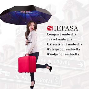 img 1 attached to Siepasa Compact Folding Umbrella - Windproof Design