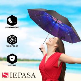 img 3 attached to Siepasa Compact Folding Umbrella - Windproof Design
