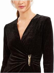 img 1 attached to Calvin Klein Womens Metallic Velvet Women's Clothing and Dresses