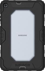 img 2 attached to 📱 Griffin Survivor All Terrain Case for Samsung Galaxy Tab A 10.1 (2019) - Black I Military Standard I Screen Protector I Highly Durable I Detachable Stand - GSA-026-BLK