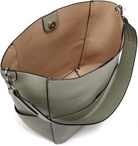 img 1 attached to Утонченная молодая Сатчел: современные кожаные сумки-плечи и кошельки для женщин