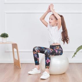img 2 attached to 👧 UONLBEIB Multipack Leggings: Lightweight and Comfortable Girls' Clothing Essentials
