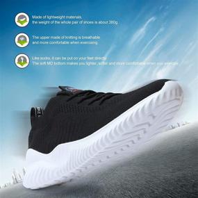 img 3 attached to 👟 Ultimate Performance: Lightweight and Breathable Men's Athletic Sneakers for Walking and Running