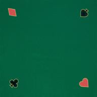 🃏 premium trademark poker green playing felt – ideal 40" x 40" gaming surface! logo