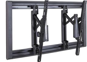 img 4 attached to 📺 Premium SANUS Advanced Tilt 4D TV Wall Mount Bracket for 42"- 90" Flat Screen TVs – Universal Low Profile Tilting TV Mount. Fits 16",18",24" Studs. Maximum Weight 150 lbs & Maximum VESA 600 x 400mm - OLT7