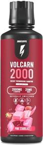 img 4 attached to InnoSupps Volcarn 2000 - Boost Energy with Liquid 🌟 L-Carnitine, 32 Servings (Pink Starblast) - Caffeine-Free and No Artificial Sweeteners