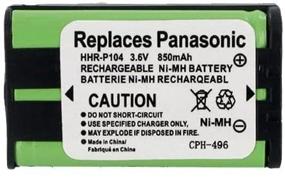 img 4 attached to High-capacity 850mAh cordless phone battery by Panasonic
