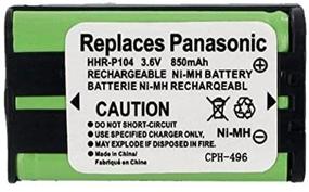 img 2 attached to High-capacity 850mAh cordless phone battery by Panasonic
