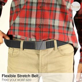 img 1 attached to 👗 Invisible Elastic Casual Buckle: The Ultimate Stretch Women's Accessories