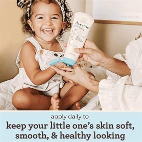 img 2 attached to Aveeno Baby Daily Moisture Lotion with Colloidal Oatmeal & Dimethicone - 54.0 Fl Oz (Pack of 3)