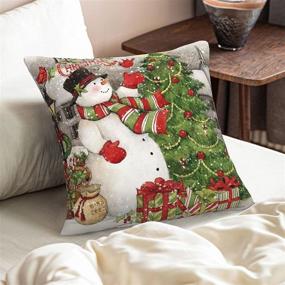 img 1 attached to Christmas Cushion Farmhouse Pillowcase Decorations