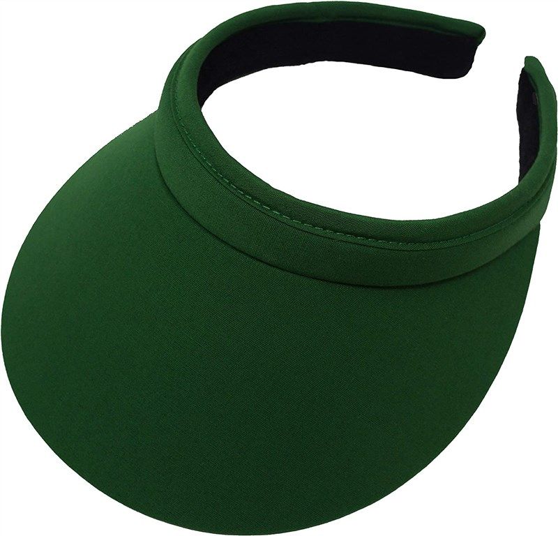 cushees cloth covered clip visor sports & fitness in tennis & racquet sports 로고
