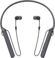 sony c400 wireless behind-neck headphones - black (wic400/b): unparalleled sound and comfort logo