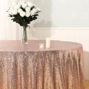 img 1 attached to 3E Home Sequin Tablecloth Wedding