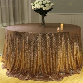 img 2 attached to 3E Home Sequin Tablecloth Wedding