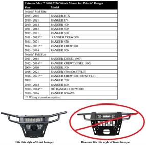 img 3 attached to Enhanced Winch Mount: Extreme Max 5600.3256 for Polaris Ranger (2010-2021) - Boosted SEO