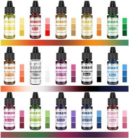 img 3 attached to 🌈 Vibrant 15-Color Epoxy Resin Pigment: Create Stunning Transparent Resin Art with UV Liquid Dye (10ml Each)!