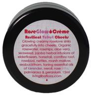 🌹 living libations - rose glow face creme (15 ml) - organic & wildcrafted logo