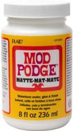 mod podge cs11301 waterbase matte sealer, glue and finish - 8 oz (8 fl oz) logo