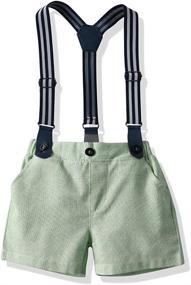 img 2 attached to 👔 Yellow 03 Boys' Clothing Set with Tem Doger Gentleman Suspenders