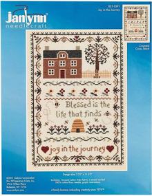 img 3 attached to 🧵 Janlynn Joy in The Journey Counted Cross Stitch Kit - 14 Count, 7-3/4 by 11-1/4-Inch: A Complete Embroidery Set
