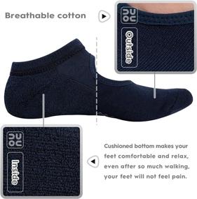 img 2 attached to 🧦 Women's Cushioned Non-Slip Yoga Socks for Pilates, Barre, and Home Workouts