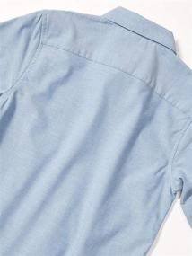 img 3 attached to 👕 RVCA Stretch Sleeve Button Boys' Tops, Tees & Shirts