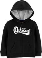 👦 boys' oshkosh b'gosh full zip logo hoodie logo