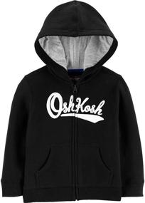 img 2 attached to 👦 Boys' OshKosh B'Gosh Full Zip Logo Hoodie