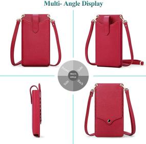 img 3 attached to Peacocktion Crossbody Lightweight Shoulder Wallet Women's Handbags & Wallets