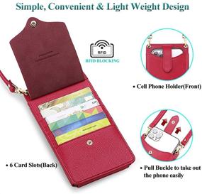 img 2 attached to Peacocktion Crossbody Lightweight Shoulder Wallet Women's Handbags & Wallets