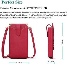 img 1 attached to Peacocktion Crossbody Lightweight Shoulder Wallet Women's Handbags & Wallets