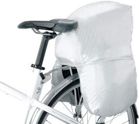 img 1 attached to 🎒 Topeak MTX Trunk Bag EXP & DXP Bicycle Trunk Bag Rain Cover: Silver, Waterproof Protection, Compact Size