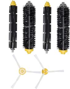 img 1 attached to 🔧 ANBOO Brush Kit Replacement for iRobot Roomba 700 600 650 Series - 2 Bristle Brushes, 2 Flexible Beater Brushes, 2 Side Brushes - Enhanced SEO