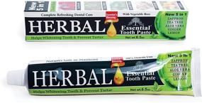 img 1 attached to 🌿 Ultimate Oral Care: Herbal Essential Toothpaste (Pack of 3) 6.5 - Natural & Effective