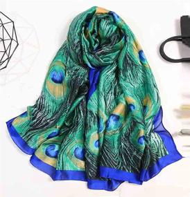 img 3 attached to 🧣 Stylish Acotavie Women's Fashion Scarf: Trendy Patterns, Lightweight & Sunscreen Shawl