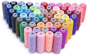 img 2 attached to Candora Sewing Thread Coil - 60 Color 250 🧵 Yards Polyester All Purpose Thread for Hand and Machine Sewing