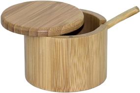 img 4 attached to 📦 Bamboo Salt Box with Spoon: Organize Your Seasonings with the Totally Bamboo Little Dipper