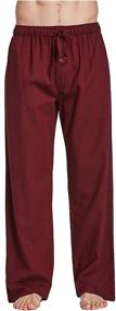 img 4 attached to YINC Cotton Flannel Pajama XX Large Men's Clothing for Sleep & Lounge