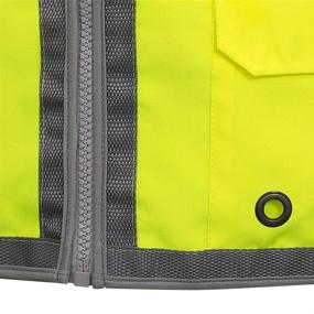 img 1 attached to 🧥 Stay Safe with Pioneer Reflective Safety Vest for Men