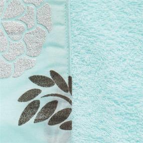 img 1 attached to 🛀 Top-Rated Aqua 3-Piece Bath Towel Set: Popular Bath 705966 Avantie Collection